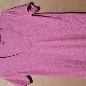 Nwt Madewell V-Neck Tee Hi-Line Poly & Linen